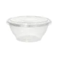 Salatschalen To Go, R-PET rund 1 l Ø 18 cm · 7,5 cm glasklar - Bild 4 thumbnail