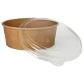 Salatschalen To Go aus Pappe, rund 1300 ml Ø 18,4 cm · 7 cm braun - Bild 3 thumbnail