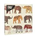 Servietten, 3-lagig 1/4-Falz 33 x 33 cm "Elephants" - Bild 2 thumbnail