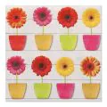Servietten, 3-lagig 1/4-Falz 33 x 33 cm "Glowing Gerberas" - Bild 1 thumbnail