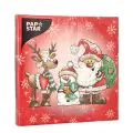 Servietten, 3-lagig 1/4-Falz 33 x 33 cm "Santa"s Companions" - Bild 2 thumbnail