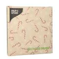 Servietten, 3-lagig 1/4-Falz 33 x 33 cm natur "Candy Canes" aus recyceltem Papier - Bild 2 thumbnail