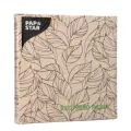 Servietten, 3-lagig 1/4-Falz 33 x 33 cm natur "Shapes of Leaves" aus recyceltem Papier - Bild 2 thumbnail