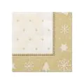 Servietten "ROYAL Collection" 1/4-Falz 25 x 25 cm gold "X-Mas" - Bild 1 thumbnail