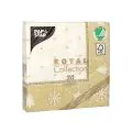 Servietten "ROYAL Collection" 1/4-Falz 25 x 25 cm gold "X-Mas" - Bild 2 thumbnail