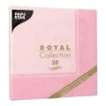 Servietten "ROYAL Collection" 1/4-Falz 40 x 40 cm rosa "Linum" - Bild 3 thumbnail