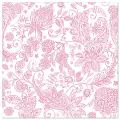 Servietten, fuchsia, "ROYAL Collection", 1/4-Falz, 40 x 40 cm, "Paisley" - Bild 1 thumbnail
