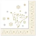 Servietten, gold "ROYAL Collection" 1/4-Falz 40 x 40 cm "X-Mas Elegance" - Bild 1 thumbnail