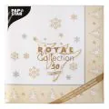 Servietten, gold "ROYAL Collection" 1/4-Falz 40 x 40 cm "X-Mas Elegance" - Bild 2 thumbnail