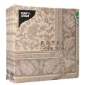 Servietten, mocca "ROYAL Collection" 1/4-Falz 40 x 40 cm "Ornaments" - Bild 3 thumbnail