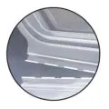Transparenter Verpackungsbecher mit anhängendem Klappdeckel, 1000 ml - Bild 3 thumbnail