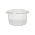 Transparenter Verpackungsbecher mit anhängendem Klappdeckel, 1000 ml - Bild 4 thumbnail