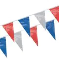 Wimpelkette, Folie 4 m blau/weiss/rot wetterfest - Bild 1 thumbnail
