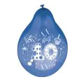 Zahlenluftballons Ø 25 cm farbig sortiert "10" - Bild 2 thumbnail