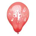 Zahlenluftballons Ø 25 cm farbig sortiert "4" - Bild 1 thumbnail